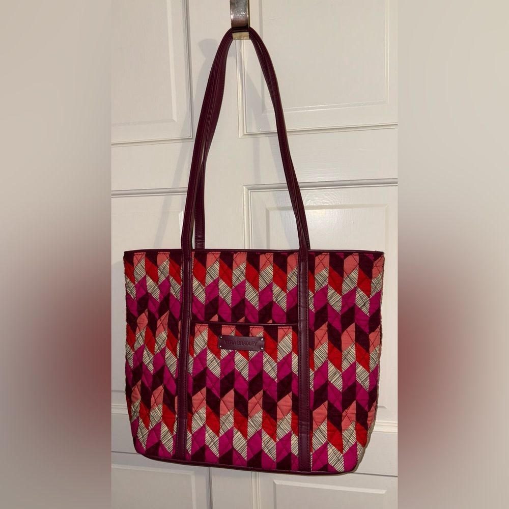 Vera Bradley Trimmed Essential Tote in Bohemian Chevron
